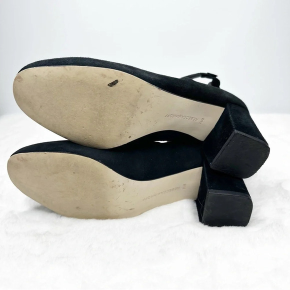 Rebecca Minkoff Blair Black Suede Strappy Pump Size 7.5 - Picture 4 of 5